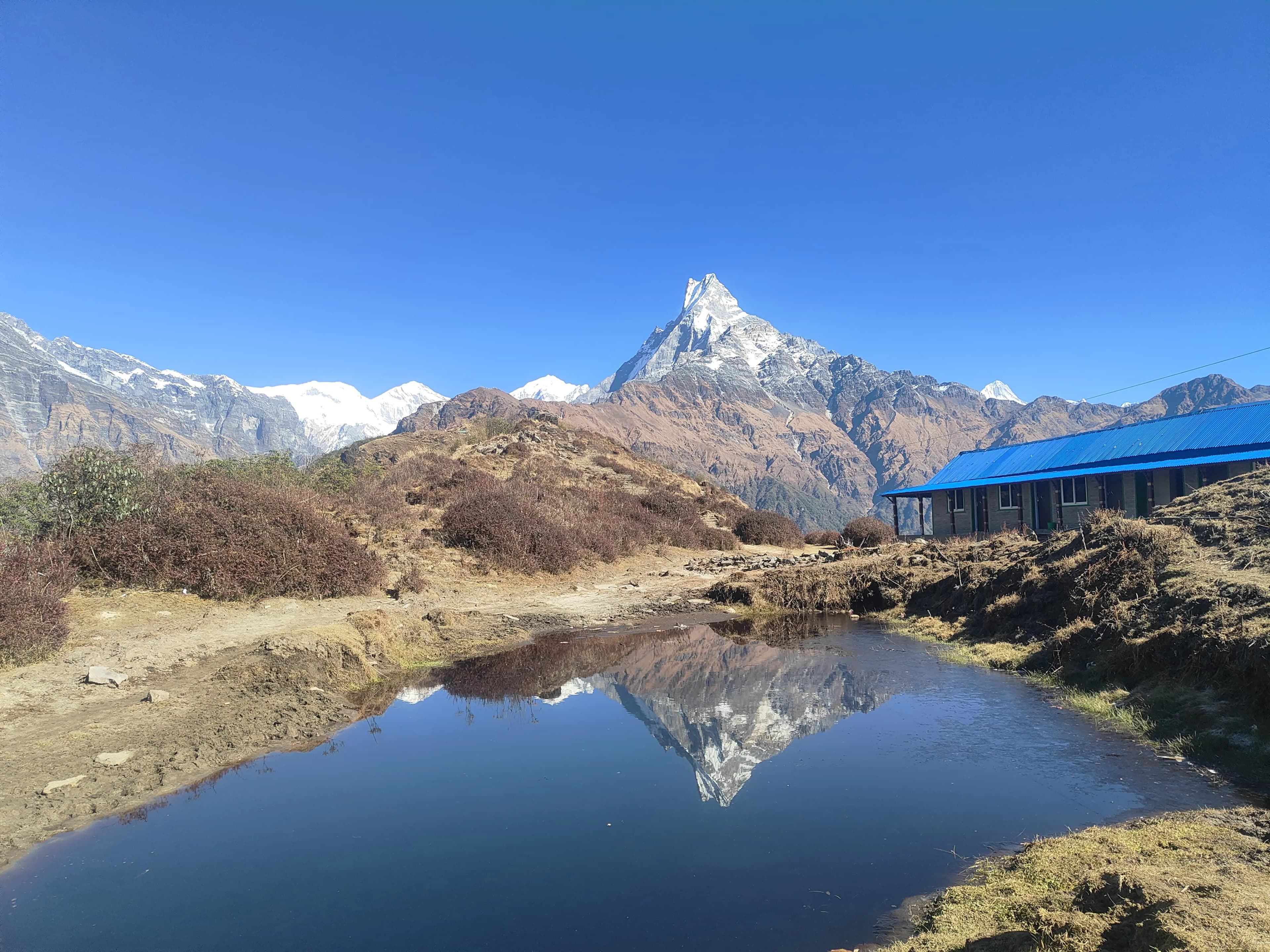 Scenic journey from Kathmandu to Pokhara Nepal